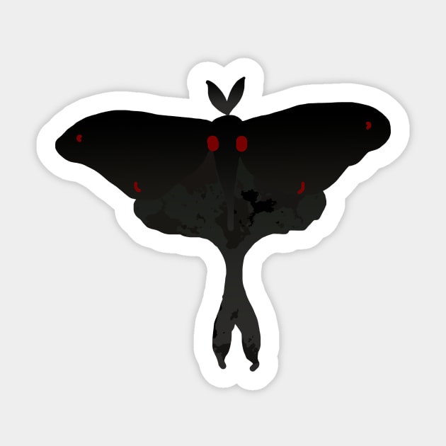 Gypsy Moth Man Sticker by Moopichino